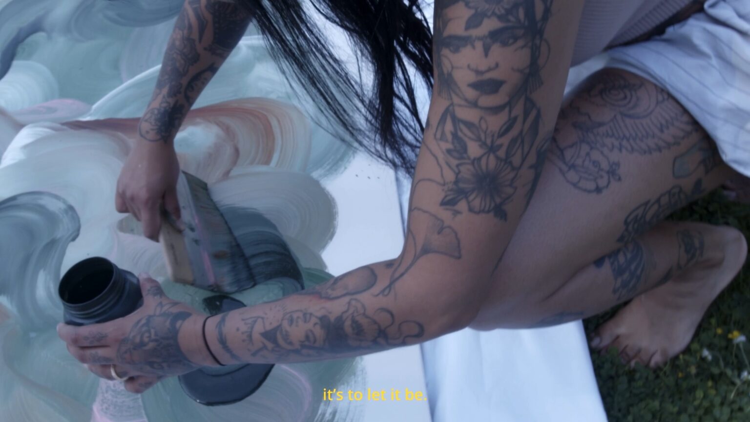 clip ; video ; promotionnal ; dop ; brussels ; angelica spinardi ; pensee sauvage ; video ; drone ; paint ; nature